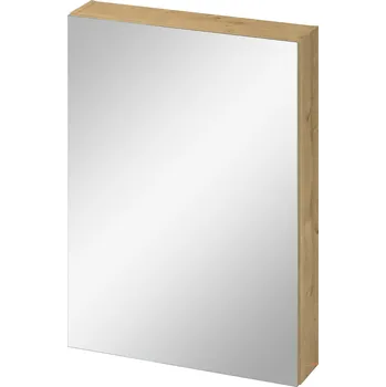Koupelnový nábytek CERSANIT Nástěnná koupelnová skříňka se zrcadlem CITY 60 DSM dub S584-115