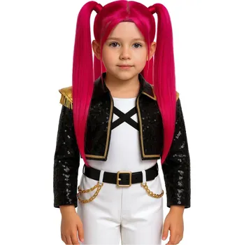 Karnevalová paruka Dívčí paruka Mira, K-pop