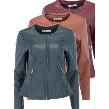 Dámská casual bunda Escandelle 20145 bunda koženka barva: camel, velikost: M