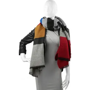 Flamenco Mystique Kašmírový šál v barvách SZALS5