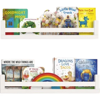 Zeller Present Police, knihovna dřevěná, na knihy, na krájecí desky i na koření bílá