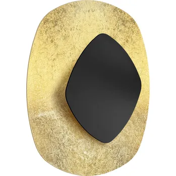 Nástěnné svítidlo Toolight Rea, Nástěnné svítidlo LED APP1270 BLACK GOLD, OSW-06583