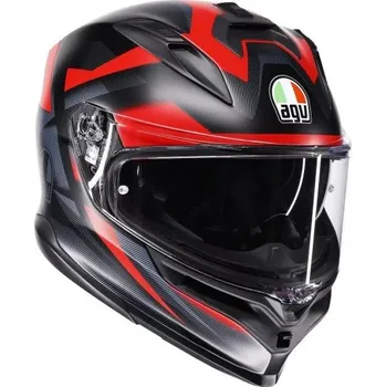 Auto-moto AGV přilba K-7 Glimpse matt black/red - S
