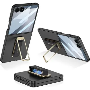 Telefonní příslušenství GKK 132829 GKK XTCASE Ochranný kryt s držákem Samsung Galaxy Z Flip7 5G černý