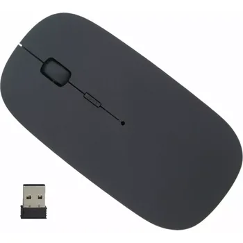 Myš Bezdrátová optická myš Slim, černá