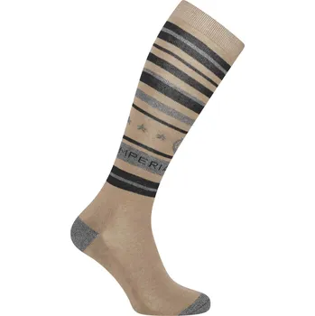 Dámské ponožky Imperial Riding Podkolenky Stripy Sparkle Imperial Riding, pár, cappuccino 35-38