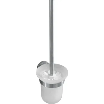 WC štětka HOPA WC štetka, miska sklo, 95×360×140 mm Varianta: Barva - Nerez