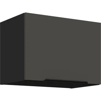 Kuchyňská skříňka Digestořová skříňka LUNARA - šířka 50 cm, grafit / černá