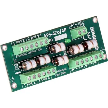 Přepěťová ochrana APS-4Zo/4P - Omezovač přepětí pro 4 externí alarmové snímače - EWIMAR