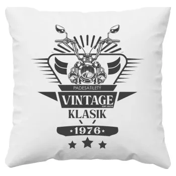 Žertovný předmět Vintage Klasik - 1976 - polštář s potiskem- Tričkový.cz