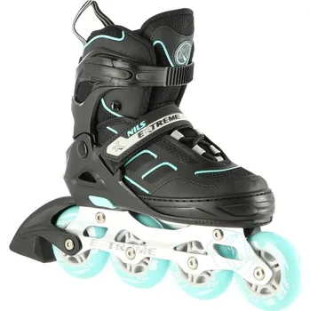 Kolečkové brusle Kolečkové brusle NILS Extreme NA14174 černo-mentolové S(31-34)