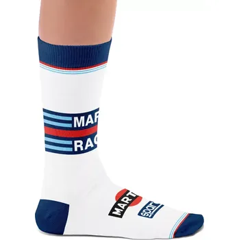Pánské ponožky Sparco ponožky s motivem Martini Racing 2 bílá 41-46