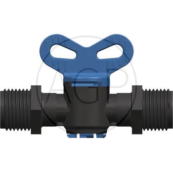 Ventil Odtokový ventil připojovací ventil 3/4" x 3/4" samec