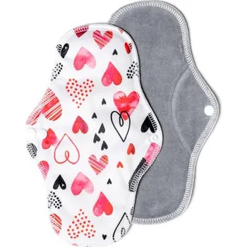 Menstruační vložka T-Tomi Látková vložka NIGHT 2021 - NIGHT, hearts