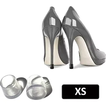 Sportovní chránič Silikonové chrániče na jehlové podpatky XS bezbarvé