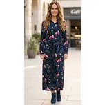 Dámské košilové šaty KIXMI ROSITA ČERNÁ M