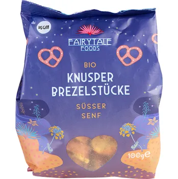 Fairytale Foods Preclíky sladká hořčice 100 g bio BIO VEGAN Množství: 1 ks