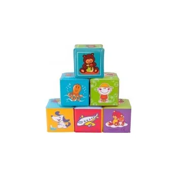 Canpol babies Měkké kostky 6 ks s obrázky