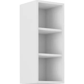 Kuchyňská skříňka Horní otevřená skříňka LUNARA - šířka 30 cm, bílá
