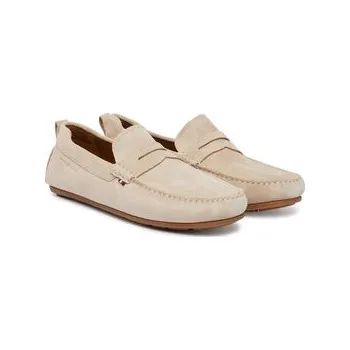 Dámské mokasíny Mokasíny Tommy Hilfiger Core Hilfiegr Suede Driver FM0FM05789 Béžová 41