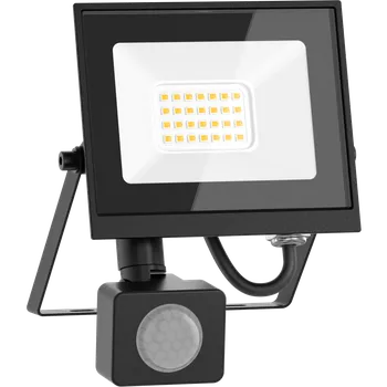 Mexen Luxpro LED reflektor s pohybovým senzorem, 20W, Studená - 6500K, 1800 lm, černý - L235-020-65-70 Naświetlacze LED