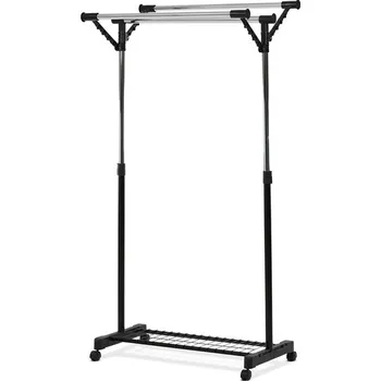 Věšák Stojan na šaty chrom černá 84521 BK