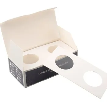 Držáky na mince 27,5 mm 100 x 50 mm kartonové čtvercové pouzdro kapsle do alba 1 set úložný prostor pro 50 mincí