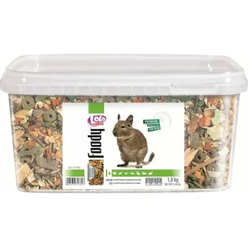 Krmivo pro hlodavce LOLO PETS Basic pro osmáky 1,8kg (vědro)