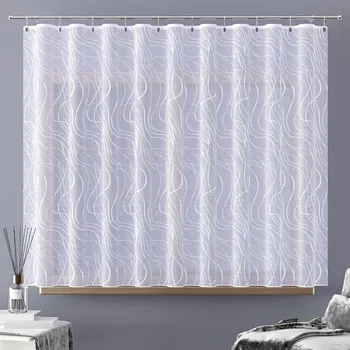 Záclona Záclona žakárová, Vivien metráž s olůvkem, bílá