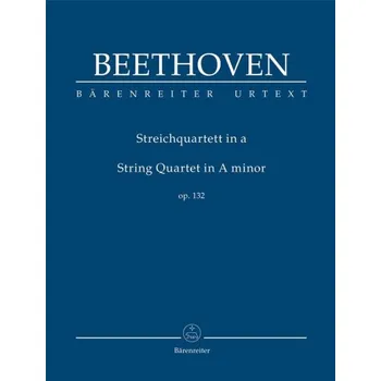 Beethoven: String Quartet In A Minor Op. 132 (noty, studijní partitura)