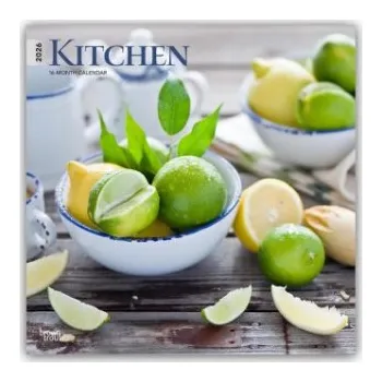 Diář Kitchen - Küchenkalender 2026 - 16-Monatskalender – BrownTrout Publishers Inc (EN)