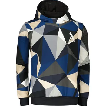 Pánská móda Pánská mikina premium ALTISPORT VOJ/ALM007MI01 NÁMOŘNÍ MODRÁ/HNĚDÁ S