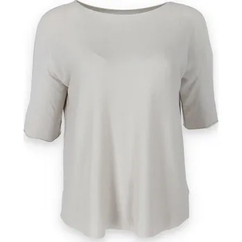 Dámská tunika Svetřík úplet s kr. rukávem 230 barva: hnědá-fango