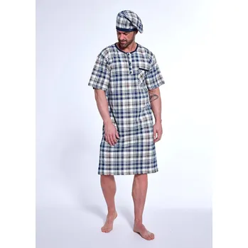 Pánské tričko Cornette tmavě modrá pánská noční košile, tmavě modrá XXL i384_70280817