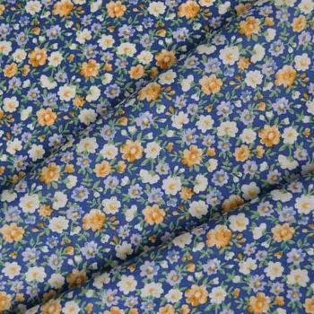 Bavlněný popelín Kika modrý