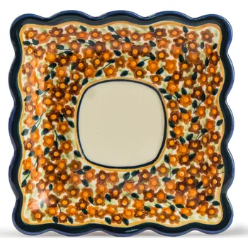 Talíř Talíř / talířek Bolesławiec 14 x 14 cm - dec. DU52