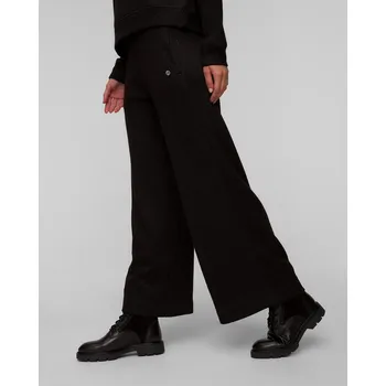 Dámské kalhoty Dámské úpletové Kalhoty Z Viskózy Deha V Černé Barvě D12048-10009