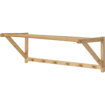 police Věšák masivní bambus DR-B004 NAT