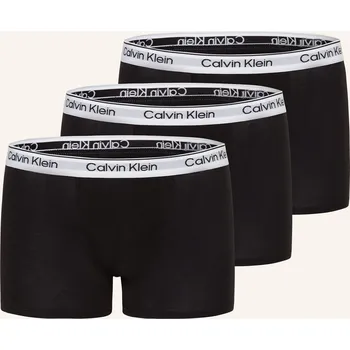 Pánská móda Calvin Klein Boxerky Icon Cotton Stretch, 3&nbsp;Kusy V&nbsp;Balení, černá