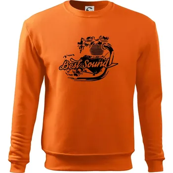 Pánská mikina Moto Best Sound - Mikina Essential pánská - S ( Oranžová )