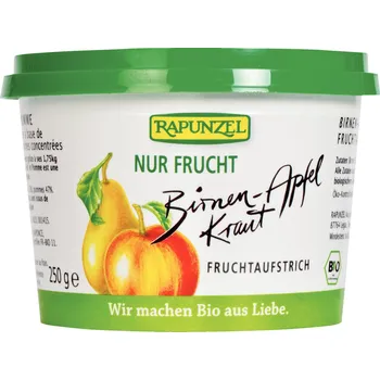 Rapunzel Bio hruškovo jablečná povidla bez doslazování 250g