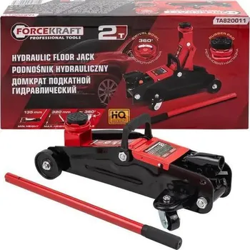 zvedák FORCEKRAFT Nízkoprofilový zvedák na auto žába 2t