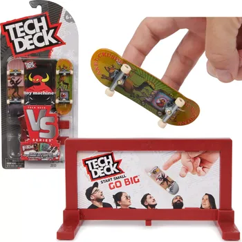 fingerboard Tech Deck versus set 2 fingerboardy s překážkou TOY MACHINE