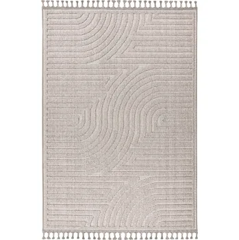 Koberec LUX 302 stříbrný 160 x 230 cm