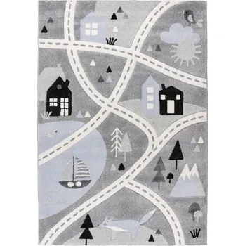 Koberec HAP 310 stříbrný 120 x 170 cm