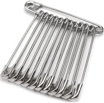 Spínací špendlíky délka 50 mm, střední, nikl