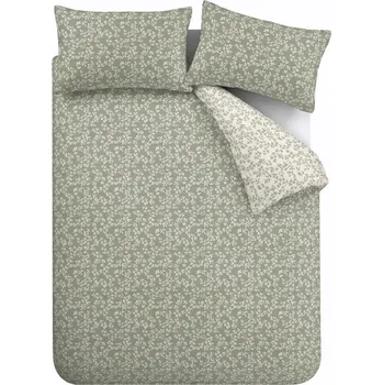Povlečení Zelené bavlněné povlečení na jednolůžko 135x200 cm Shadow Leaves – Bianca ID_1686520