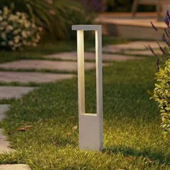 Venkovní osvětlení Lindby LED osvětlení cesty Lonete, bílé, výška 65 cm, IP65 - Noha – délka 12 cm, šířka 3,5 cm, výška 20 cm bílá LED 8,8 W celkem - Doprava zdarma