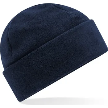 Pracovní přilba Beechfield Čepice B 243R Recycled s manžetou, fleecová COT53243R58099-petrol UNI Petrolejová