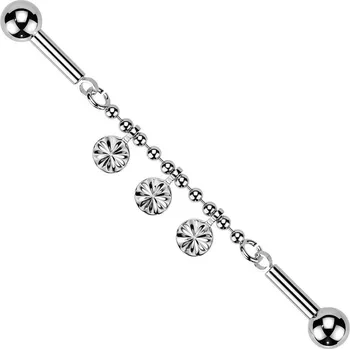 Piercing Šperky4U Industrial piercing ozdobný - ID01043